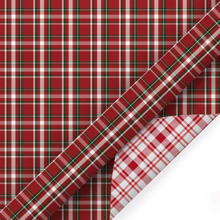 30" x 10' Holiday Reversible Wrapping Paper Bundle (4-pack) | Doe a Deer LaRibbons and Crafts