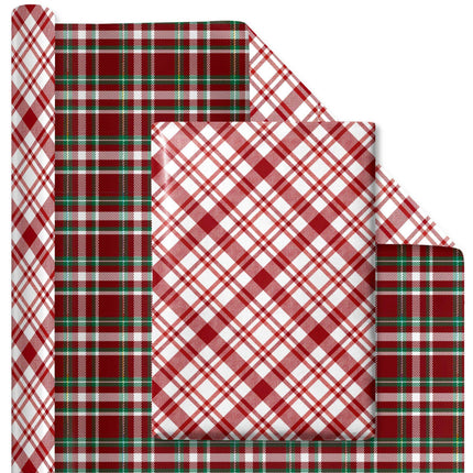 30" x 10' Holiday Giftwrap Ensemble w/ Star Bow & Tags (4-pack) | Doe a Deer LaRibbons and Crafts