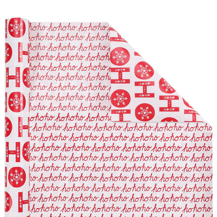LaRibbons 30" x 10' Christmas Reversible Wrapping Paper Bundle (4-pack) | Merry Santa Ho Ho LaRibbons and Crafts