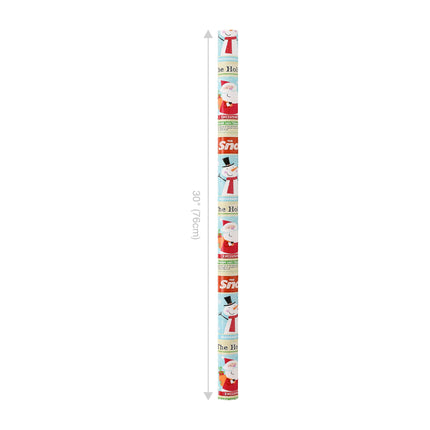 30" x 10' Holiday Wrapping Paper | Holiday News Papers LaRibbons and Crafts
