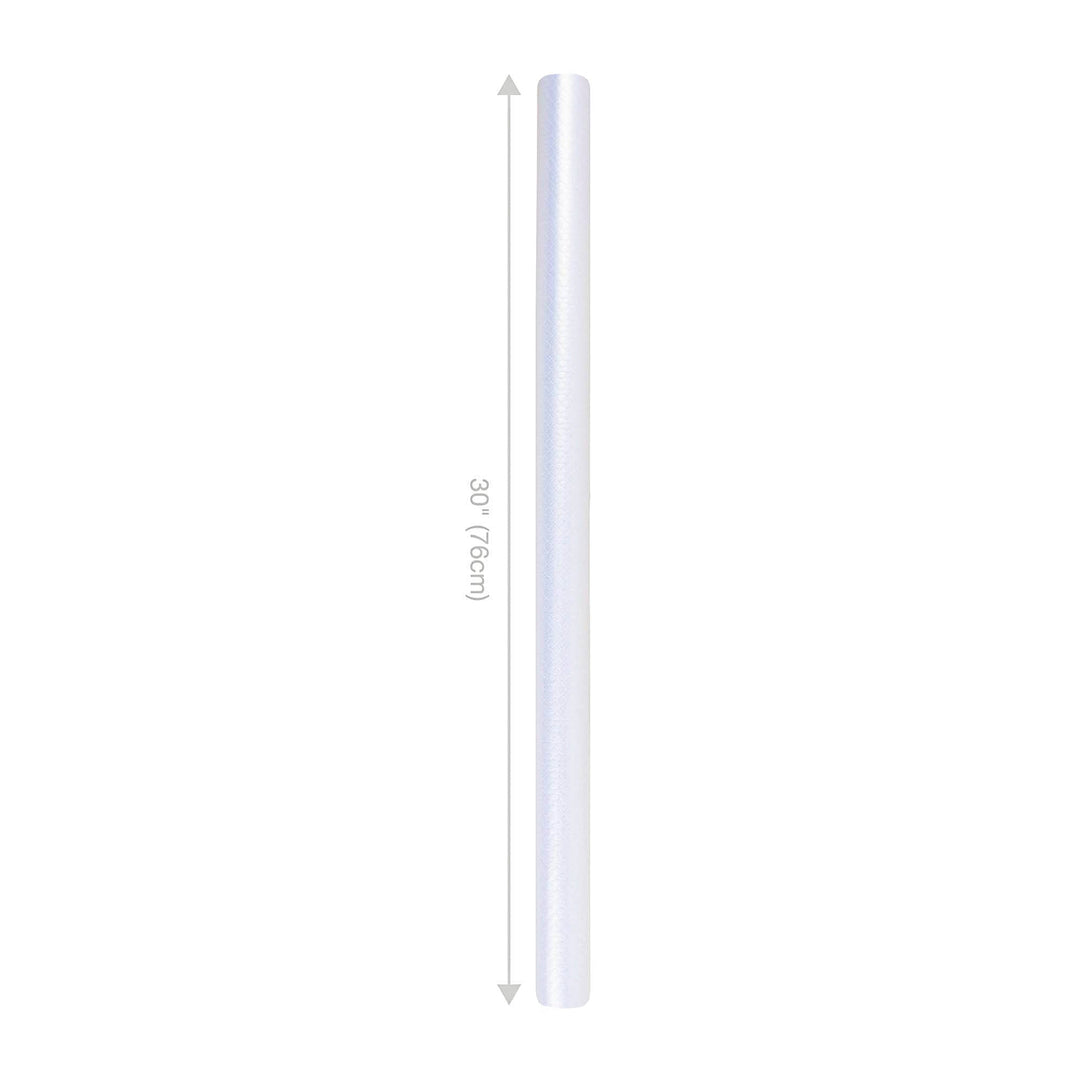 30" x 10' Wrapping Paper | White Pearl Quilted