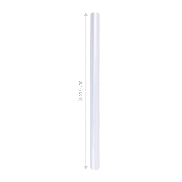 30" x 10' Wrapping Paper | White Pearl Quilted