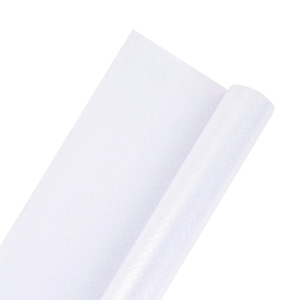 24" x 417' Wrapping Paper Half Ream | White Pearl Quilted LaRibbons and Crafts