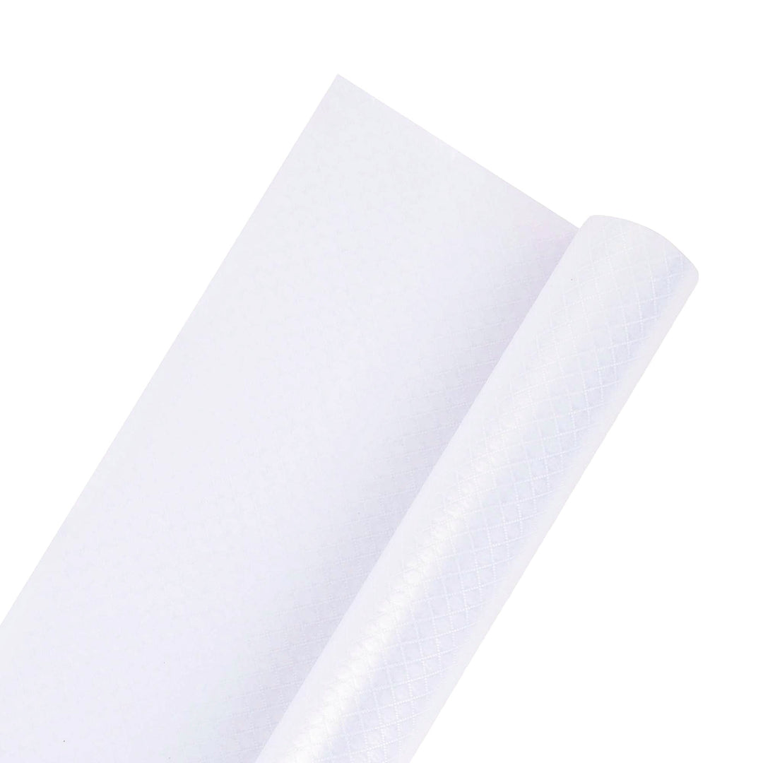 30" x 10' Wrapping Paper | White Pearl Quilted