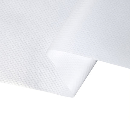 White pearl quilted wrapping paper (detail); multi-occasion gifting.