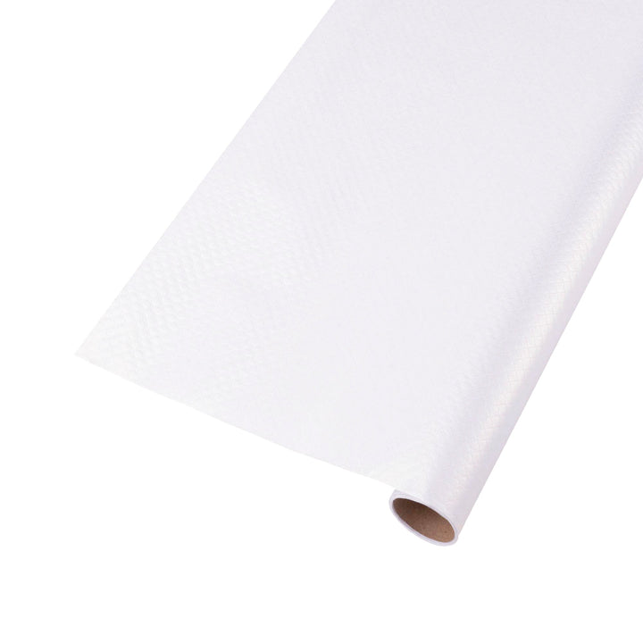 30" x 10' Wrapping Paper | White Pearl Quilted