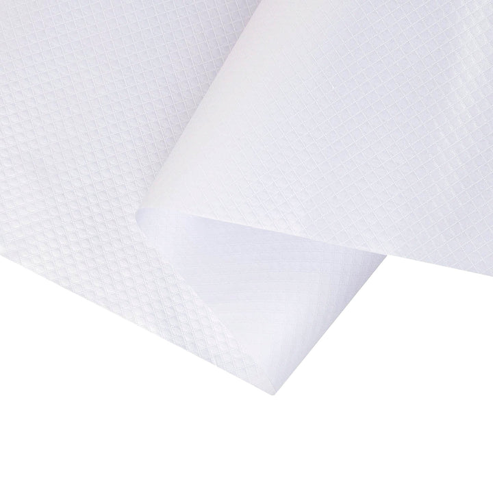 24" x 417' Wrapping Paper Half Ream | White Pearl Quilted