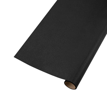 Roll of black chalkboard wrapping paper (30”x10’) – smooth, durable for DIY gifting.
