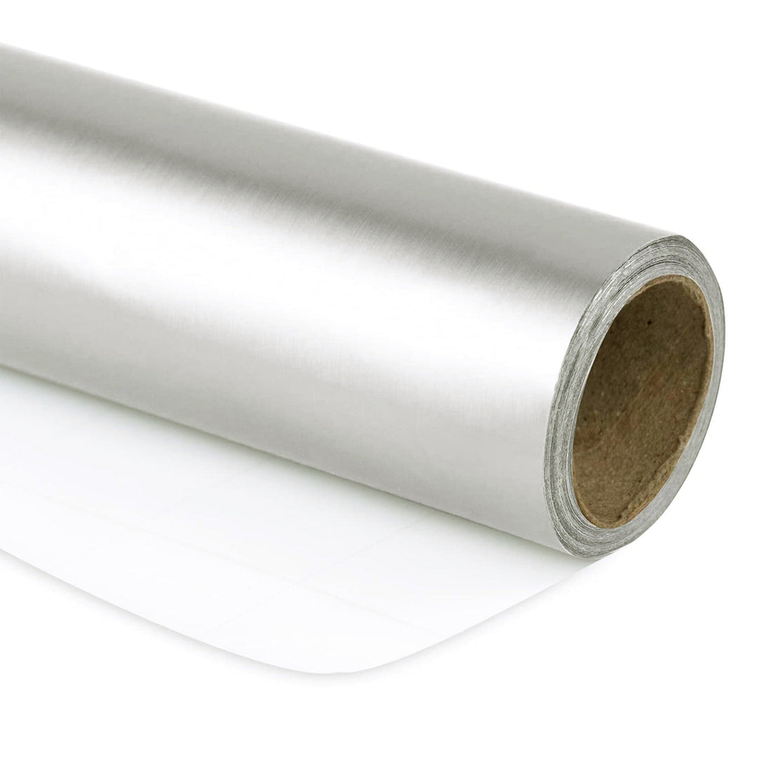 30" x 10' Matte Wrapping Paper | Silver