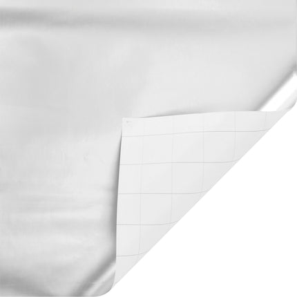 Matte silver wrapping paper: soft finish, perfect for modern, chic presents.