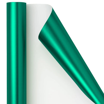 Matte green 30" x 10' wrapping paper, for upscale gifts, crafts, seasonal decor