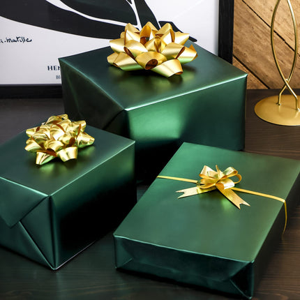 30" x 417' Wrapping Paper Half Ream | Matte Green LaRibbons and Crafts