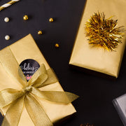 30" x 417' Wrapping Paper Half Ream | Matte Gold