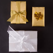 30" x 417' Wrapping Paper Half Ream | Matte Gold