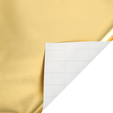 Luxe gold matte wrapping paper: shiny finish, elegant for festive holiday presents.