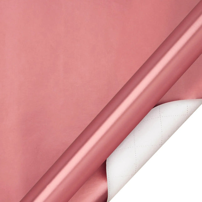30" x 10' matte pink wrapping paper roll, perfect for gift wrapping