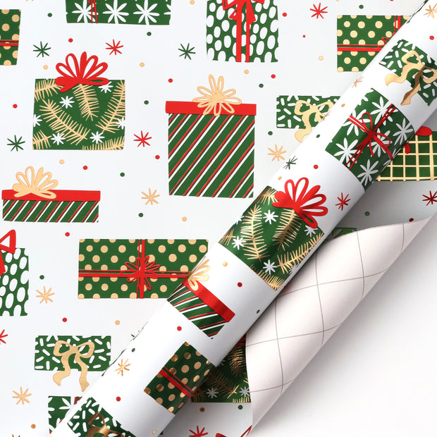 30" x 10' Holiday Wrapping Paper | Christmas Presents