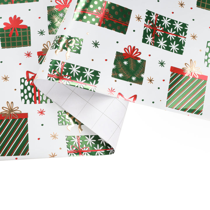 30" x 10' Holiday Wrapping Paper | Christmas Presents - 20% OFF & BUY ONE GET ONE FREE