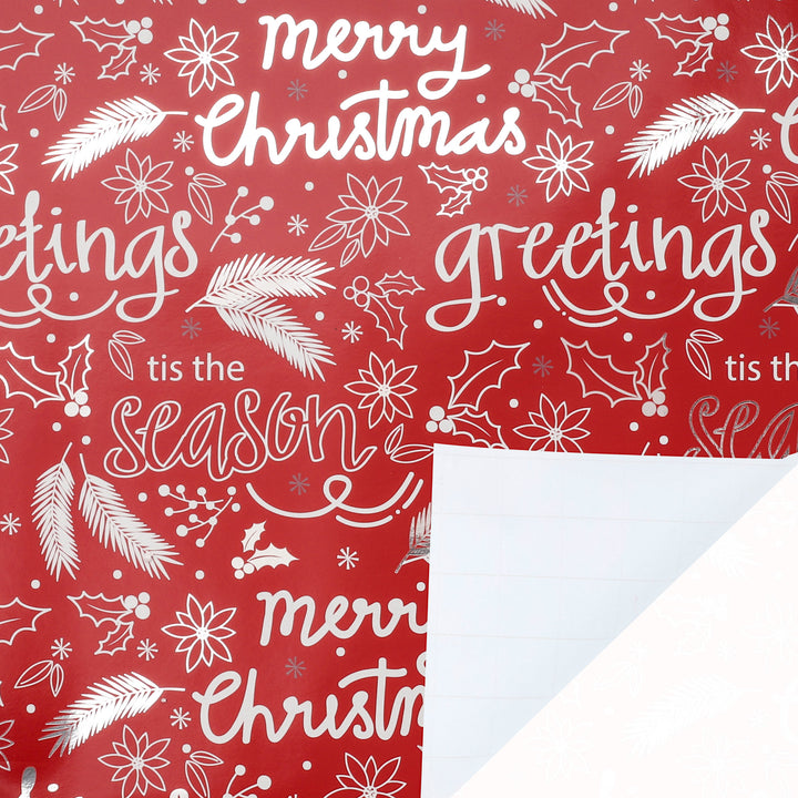 30" x 10' Holiday Wrapping Paper | Seasons Greetings - 20% OFF & BUY ONE GET ONE FREE