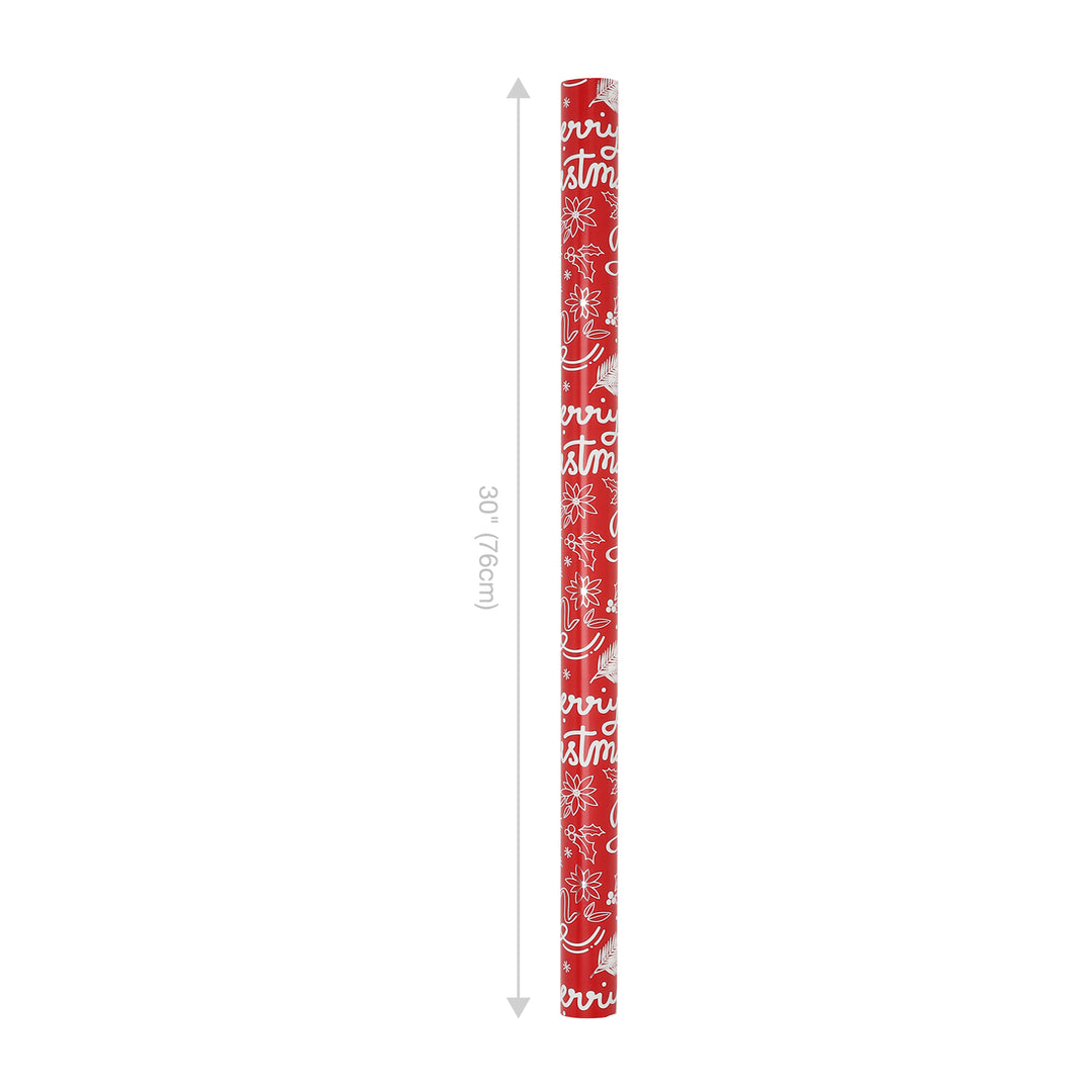 30" x 10' Holiday Wrapping Paper | Seasons Greetings - 20% OFF & BUY ONE GET ONE FREE