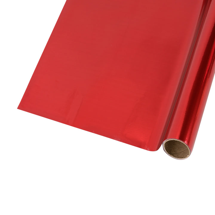 30" x 10' Holiday Wrapping Paper | Metallic Red - 20% OFF & BUY ONE GET ONE FREE