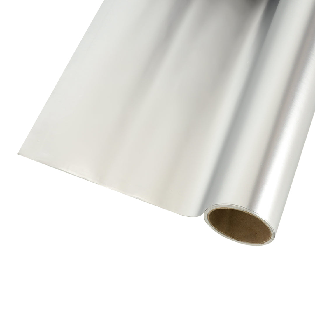 30" x 417' Wrapping Paper Half Ream | Matte Silver