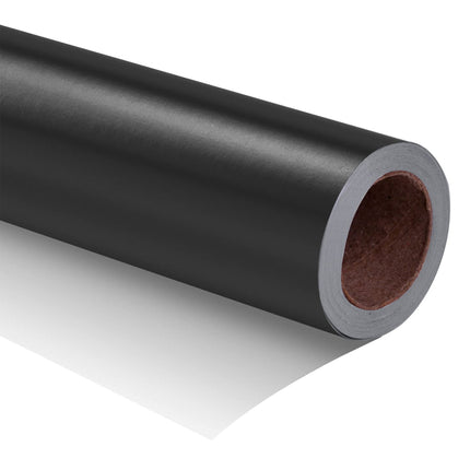 30" x 417' Wrapping Paper Half Ream | Matte Black LaRibbons and Crafts