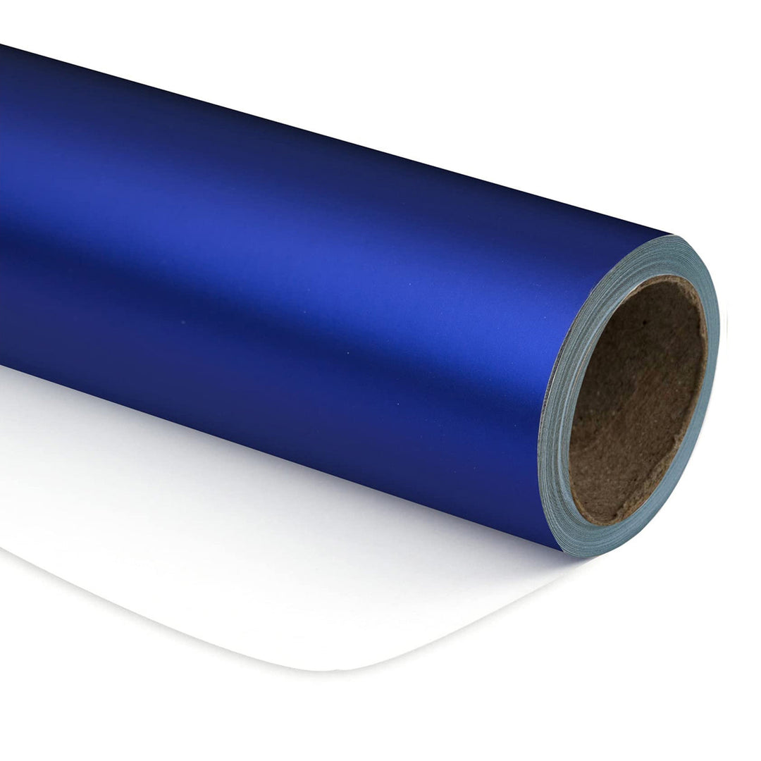 30" x 417' Wrapping Paper Half Ream | Matte Blue