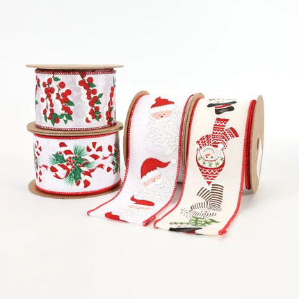 wired christmas ribbon