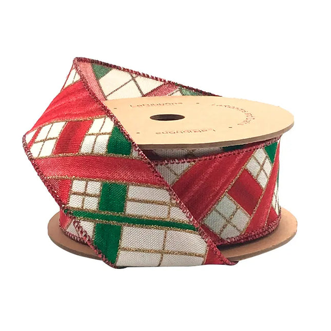 red christmas ribbon
