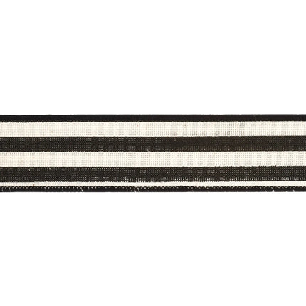 Green Glitter Football Yardage and Orange Solid Assorted with Black Striped Canvas Ribbon |3 Rolls |30 Yards LaRibbons and Crafts