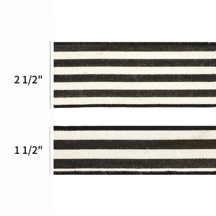 black and white ribbon