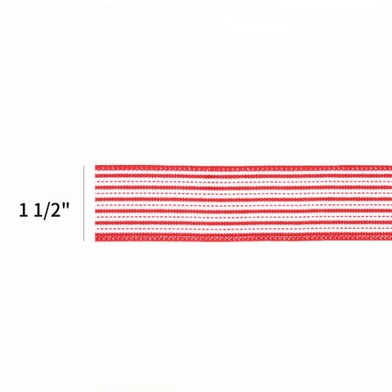 red and white ribbon