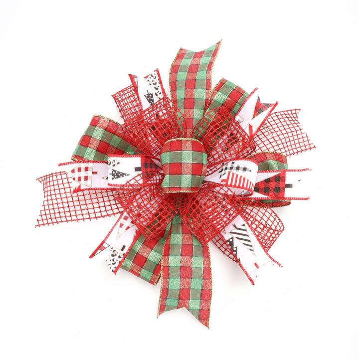 2 1/2" Wired Ribbon | "Netting" Red | 10 Yard Roll - 35% OFF