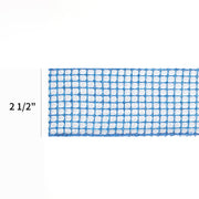 2 1/2" Wired Ribbon | "Netting" Blue | 10 Yard Roll