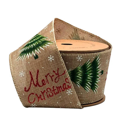 wired christmas ribbon