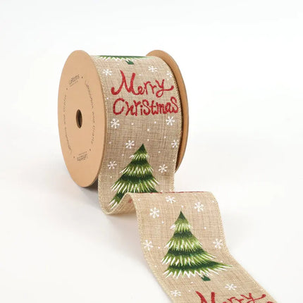 wired christmas ribbon