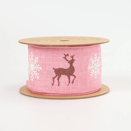 pink christmas ribbon