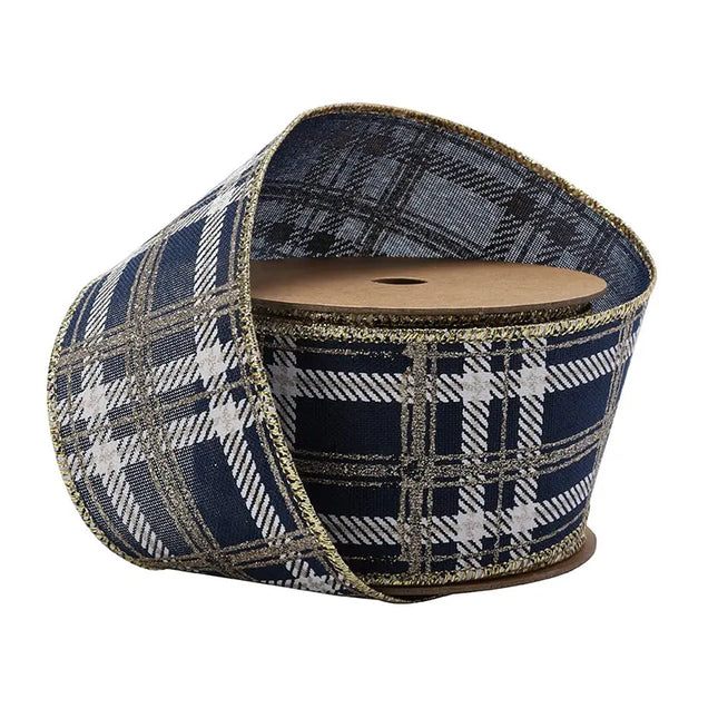 plaid christmas ribbon