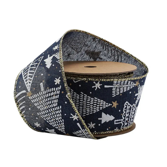 blue velvet ribbon
