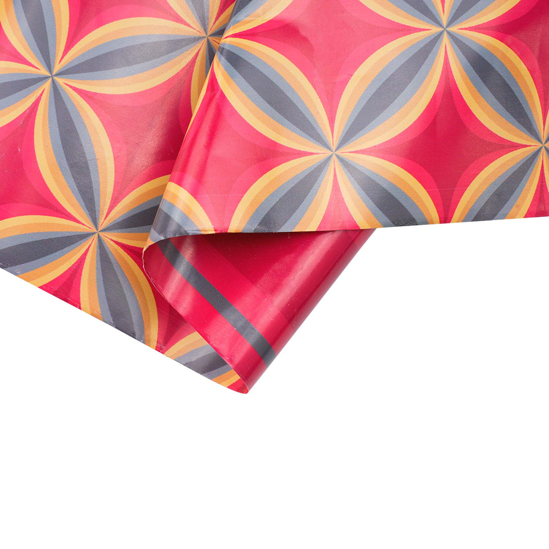 30" x 10' Reversible Holiday Wrapping Paper | Holiday Geometric/Red and Green Stripe LaRibbons Wholesale