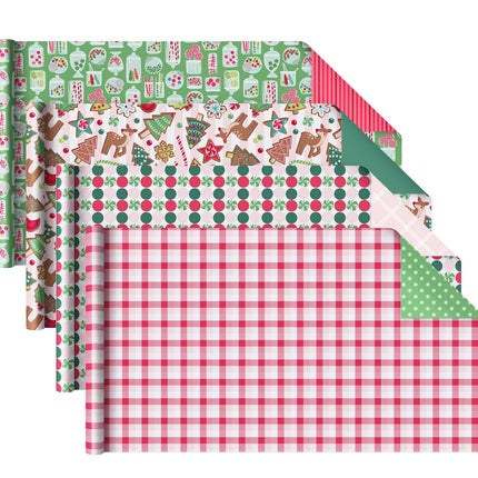 30" x 10' Wrapping Paper Bundle (4-pack) | Sweet Treats LaRibbons Wholesale