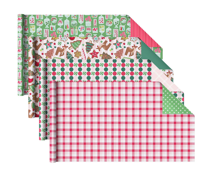 30" x 10' Wrapping Paper Bundle (4-pack) | Sweet Treats LaRibbons Wholesale