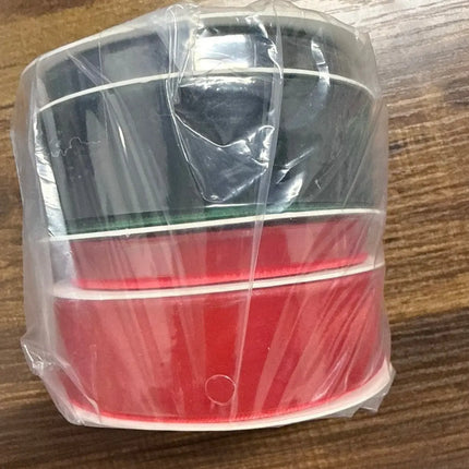 Velvet Ribbon Stack - Red/Green Multi Pack | 20 Yards
