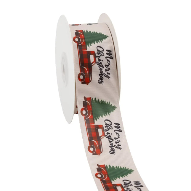 1 1/2" TREE WAGON GROSGRAIN RIBBON LaRibbons and Crafts