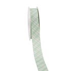 SAGE PLAID GROSGRAIN RIBBON LaRibbons and Crafts