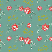 30" x 10' Wrapping Paper | Seasonal Greetings Floral