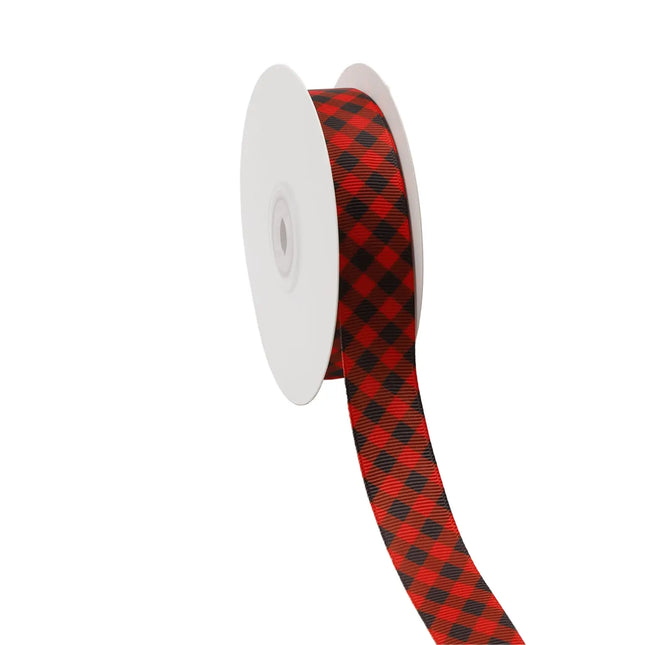 LUMBERJACK PLAID GROSGRAIN RIBBON LaRibbons and Crafts