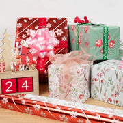 30" x 10' Wrapping Paper | Seasonal Greetings Floral