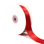 1 inch red double face satin ribbon